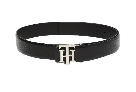 Tommy Hilfiger Men’s Black Leather Belt on Myntra - Gift for him