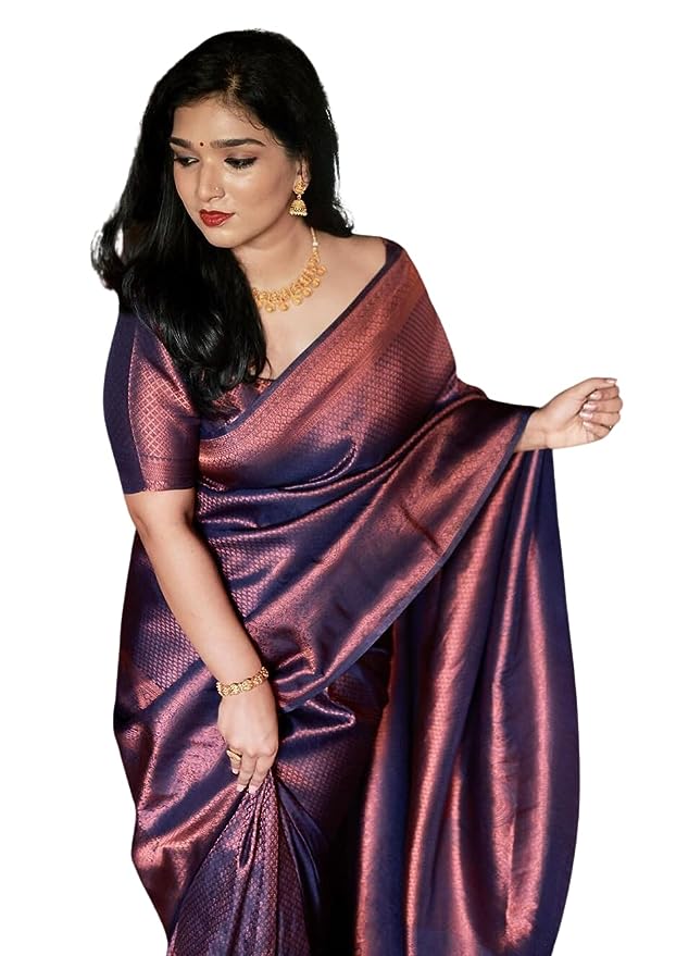 Women's Kanjivaram Soft Silk Saree for Wedding Banarasi Style Online in India