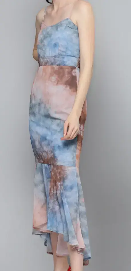 SASSAFRAS Tie-Dye Max Dress on Myntra