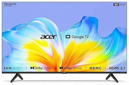 Acer 55-Inch 4K Ultra HD Smart LED Google TV ON Amazon India